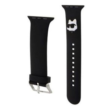 Karl Lagerfeld Choupette Head NFT Watch Strap for Apple Watch 38/40/41 Black Karl Lagerfeld Choupette Head NFT Watch Strap for Apple Watch 38/40/41 Black
