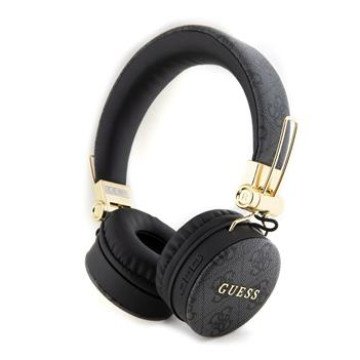 Guess PU Leather 4G Metal Logo Wireless Headphone Black Guess PU Leather 4G Metal Logo Wireless Headphone Black