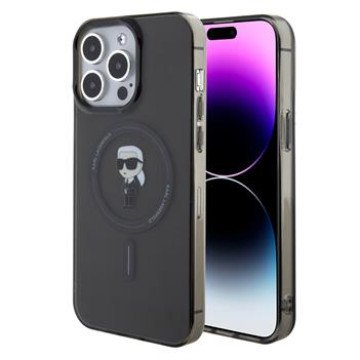 Karl Lagerfeld IML Ikonik MagSafe Case for iPhone 15 Pro Max Black Karl Lagerfeld IML Ikonik MagSafe Case for iPhone 15 Pro Max Black