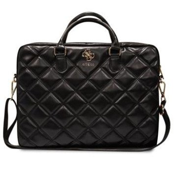 Guess PU Quilted 4G Metal Logo Computer Bag 15/16 Guess PU Quilted 4G Metal Logo Computer Bag 15/16