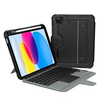 Nillkin Bumper Combo Keyboard Case (Backlit Version) for iPad 10.9 2022/11 2025 Black