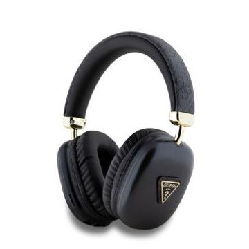 Guess PU Leather 4G Triangle Logo Wireless Headphone Black Guess PU Leather 4G Triangle Logo Wireless Headphone Black