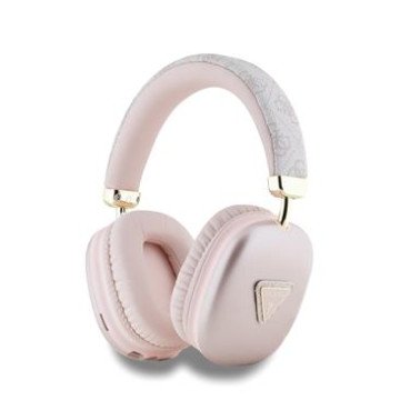 Guess PU Leather 4G Triangle Logo Wireless Headphone Pink Guess PU Leather 4G Triangle Logo Wireless Headphone Pink