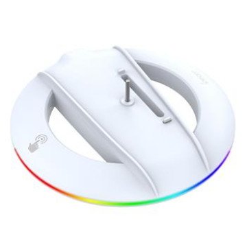 iPega P5S025S Vertical Stand with RGB for PS5 Slim/PS5 Pro White