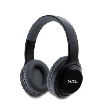 Guess Classic Silver Logo Wireless Headphone Black