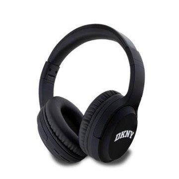 DKNY PU Leather Arch Logo Wireless Headphone Black