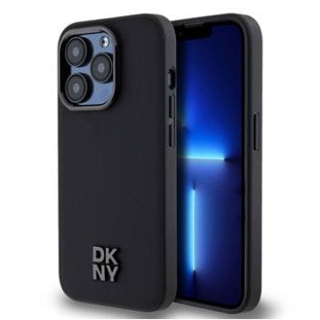 DKNY PU Leather Stack Logo Magsafe Case for iPhone 15 Pro Max Black DKNY PU Leather Stack Logo Magsafe Case for iPhone 15 Pro Max Black