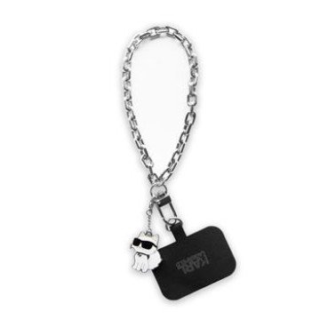 Karl Lagerfeld Universal Hand Strap Choupette Silver
