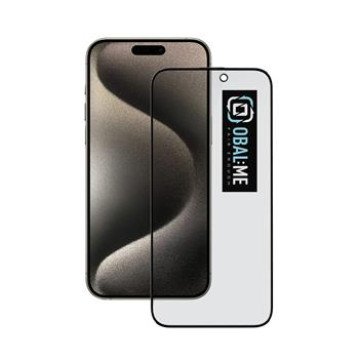OBAL:ME Privacy 5D Glass Screen Protector for Apple iPhone 15 Pro Max Black