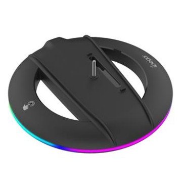 iPega P5S025SH Vertical Stand with RGB for PS5 Slim/PS5 Pro Black