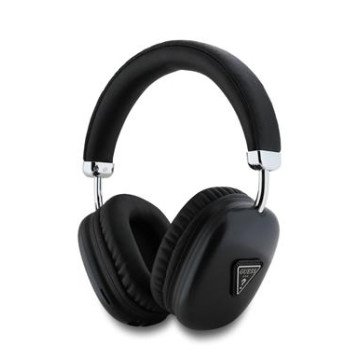 Guess Saffiano PU Leather Triangle Logo Wireless Headphone Black Guess Saffiano PU Leather Triangle Logo Wireless Headphone Black