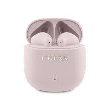 Guess Printed Classic Logo TWS Wireless Earphones Pink