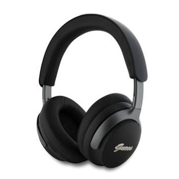 Guess PU Leather Script Logo ANC/ENC Wireless Headphone Black Guess PU Leather Script Logo ANC/ENC Wireless Headphone Black