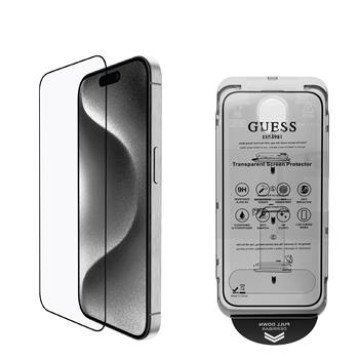 Guess Screen Protector 2.5D for iPhone 16 Pro Max Black