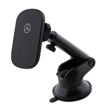 Mercedes Magnetic Car Holder with 15W Wireless Charging Black Mercedes Magnetic Car Holder with 15W Wireless Charging Black