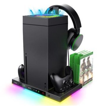 iPega XBX024S Multifunctional Charging RGB Stand with Cooling for Xbox (Damaged  Package)