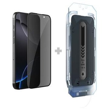 Nillkin Tempered Glass 0.25mm Guardian 2.5D for Apple iPhone 16 Pro Max Black (with applicator)