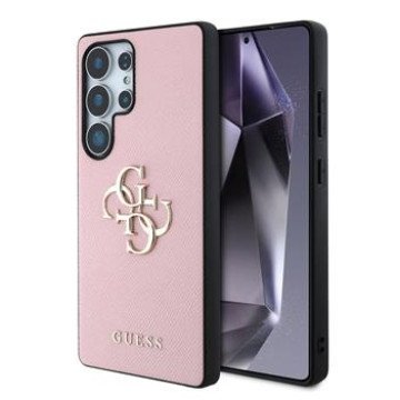 Guess PU Grained 4G Metal Logo Case for Samsung Galaxy S25 Ultra Pink Guess PU Grained 4G Metal Logo Case for Samsung Galaxy S25 Ultra Pink