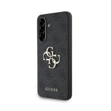 Guess PU 4G Metal Logo Case for Samsung Galaxy A56 Grey