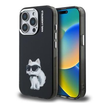 Karl Lagerfeld IML Aquarelle Choupette Case for iPhone 15 Pro Max Black Karl Lagerfeld IML Aquarelle Choupette Case for iPhone 15 Pro Max Black