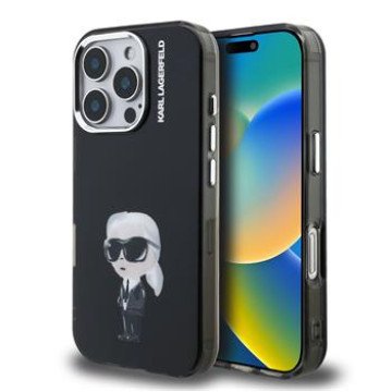 Karl Lagerfeld IML Aquarelle Karl Case for iPhone 16 Pro Black Karl Lagerfeld IML Aquarelle Karl Case for iPhone 16 Pro Black