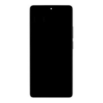 LCD Display + Touch Unit + Front Cover for Poco M6 Pro 4G Black (Service Pack)