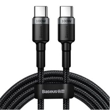 Baseus Cafule Flash Charging Data Cable USB-C - USB-C 100W 2m Gray/Black Baseus Cafule Flash Charging Data Cable USB-C - USB-C 100W 2m Gray/Black