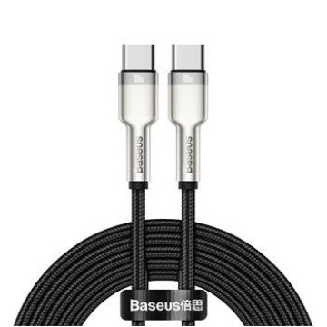 Baseus Cafule Metal Series Data Cable USB-C - USB-C 100W 2m Black Baseus Cafule Metal Series Data Cable USB-C - USB-C 100W 2m Black