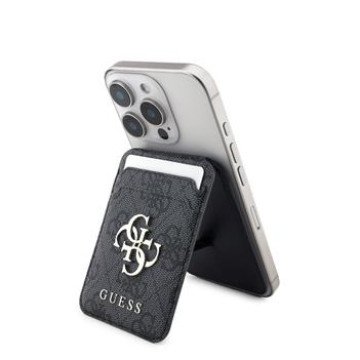 Guess 4G Metal Logo MagSafe Cardslot Stand Black