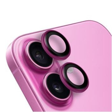 OBAL:ME Lens Protector for Apple iPhone 16/16 Plus Pink OBAL:ME Lens Protector for Apple iPhone 16/16 Plus Pink
