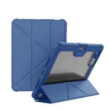 Nillkin Bumper PRO Protective Stand Case Multi-angle for iPad Pro 12.9 2020/21/22/ Air 13 2024/25/26 Sapphire Blue