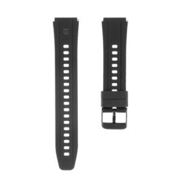 Tactical Quick Release Silicone Band 18mm Black