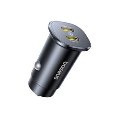 Baseus GoTrip Car Charger 2x USB-C 30W Cosmic Black Baseus GoTrip Car Charger 2x USB-C 30W Cosmic Black