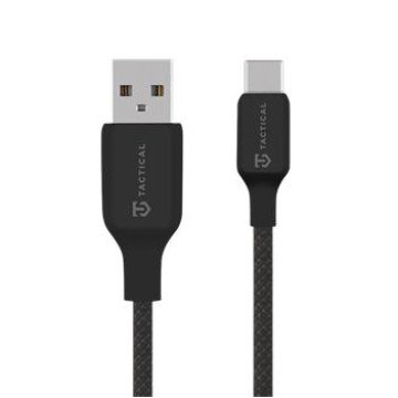 Tactical Stitch Thread Cable USB-A/USB-C 1m Black