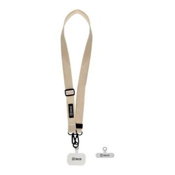 OBAL:ME NeckTag Ribbon Rope for Mobile Phone Ivory OBAL:ME NeckTag Ribbon Rope for Mobile Phone Ivory