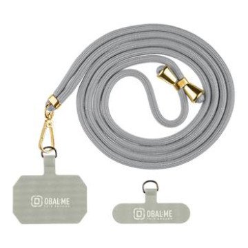 OBAL:ME NeckTag Allure Rope for Mobile Phone Light Grey OBAL:ME NeckTag Allure Rope for Mobile Phone Light Grey
