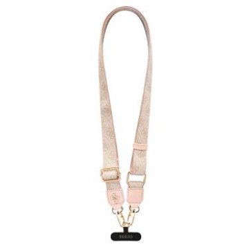 Guess Crossbody Strap PU 4G Metal Logo Pink