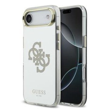 Guess PC/TPU Mirror 4G Glitter Logo MagSafe Case for iPhone Air Gold
