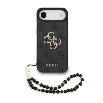 Guess PU 4G Metal Logo Strap Case for iPhone Air Black