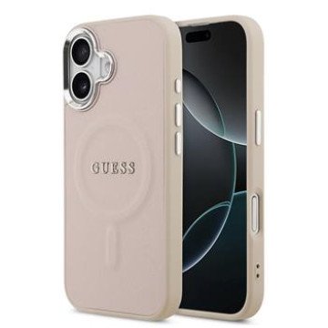 Guess PU Saffiano MagSafe Case for iPhone 17 Pink Guess PU Saffiano MagSafe Case for iPhone 17 Pink