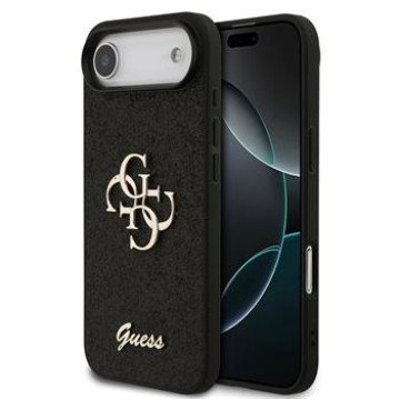 Guess PU Fixed Glitter 4G Metal Logo Case for iPhone Air Black Guess PU Fixed Glitter 4G Metal Logo Case for iPhone Air Black