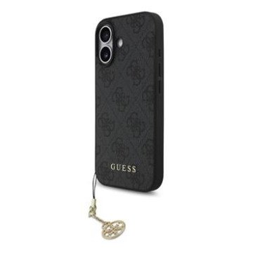 Guess 4G Charm MagSafe Case for iPhone 17 Tone on Tone Grey