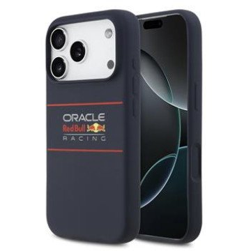 Red Bull Silicone Horizontal Logo MagSafe for iPhone 17 Pro Max Navy