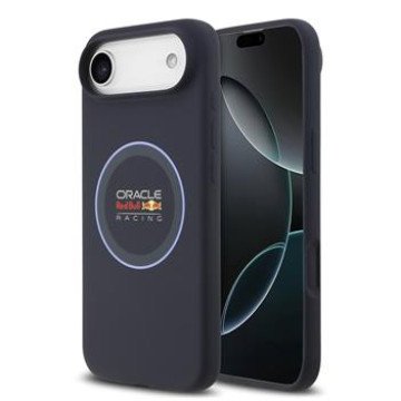 Red Bull Silicone Blue Ring MagSafe Case for iPhone Air Navy