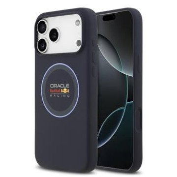 Red Bull Silicone Blue Ring MagSafe Case for iPhone 17 Pro Max Navy
