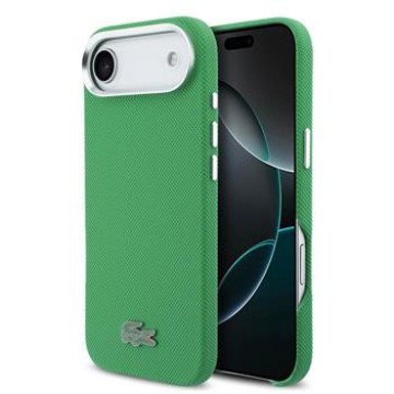Lacoste Iconic Petit Pique Metal Logo MagSafe Case for iPhone Air Green