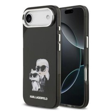 Karl Lagerfeld IML Aquarelle Karl and Choupette Case for iPhone Air Black Karl Lagerfeld IML Aquarelle Karl and Choupette Case for iPhone Air Black