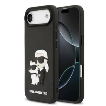 Karl Lagerfeld 3D Rubber Karl and Choupette Case for iPhone Air Black Karl Lagerfeld 3D Rubber Karl and Choupette Case for iPhone Air Black