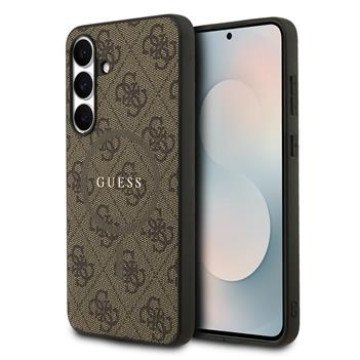 Guess PU Leather 4G Colored Ring MagSafe Case for Samsung Galaxy S25 FE Brown Guess PU Leather 4G Colored Ring MagSafe Case for Samsung Galaxy S25 FE Brown