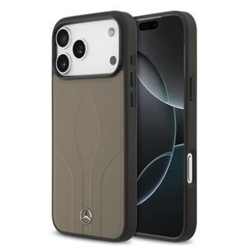 Mercedes Leather The Move MagSafe Case for iPhone 17 Pro Max Taupe Mercedes Leather The Move MagSafe Case for iPhone 17 Pro Max Taupe